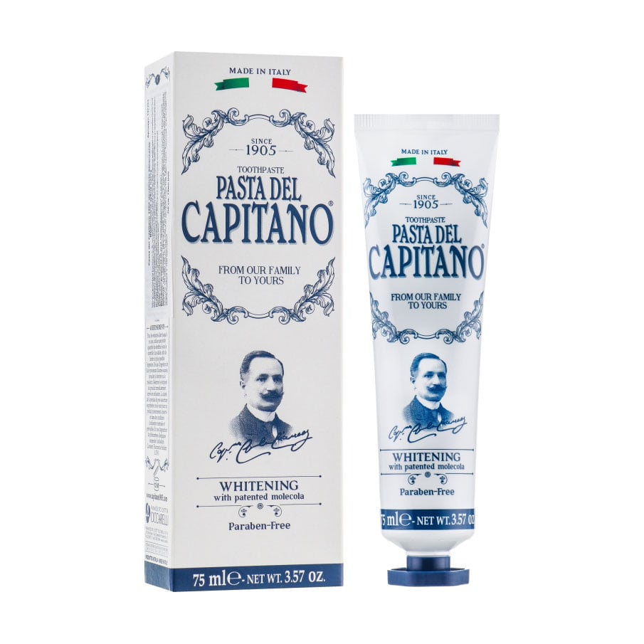 Відбілювальна зубна паста Pasta del Capitano Whitening 1905, 75 мл